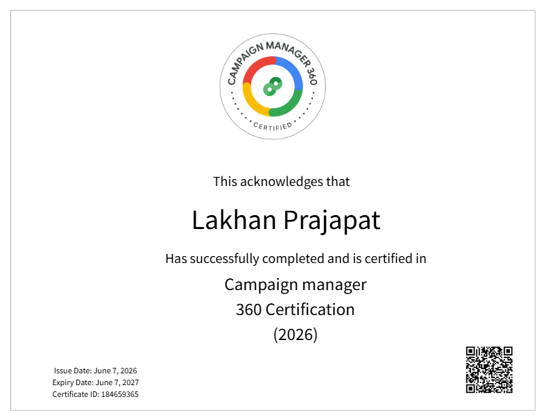 Campaign Manager 360 Certification